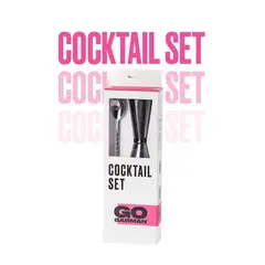 GO BARMAN - Cocktail Set Negro -