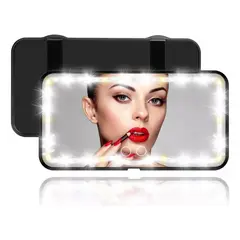 EVERSO - Espejo De Maquillaje De Visera De Auto Con 3 Modos Luz Led