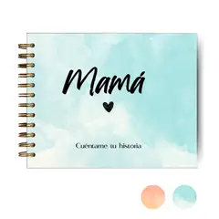 GENERICO - Mamá Cuéntame Tu Historia -Regalo Día De La Madre- Azul