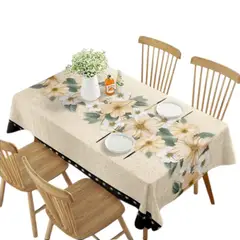 GENERICO - Mantel De Mesa Rectangular Impermeable Estampado Medida 140cm x 220cm