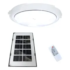 GENERICO - Lampara Plafon Redonda De Techo Solar 100w Blanco Frio