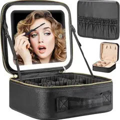 MOVI - Cosmetiquero con Espejo y Luz Led