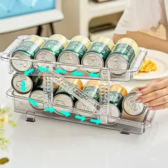 GENERICO - Dispensador de lata extensible para latas 350 a 550 cc refrigerador