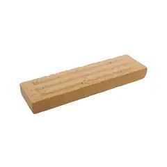 GENERICO - Ladrillo refractario fachada estriada 23x65x25 10un Cobian