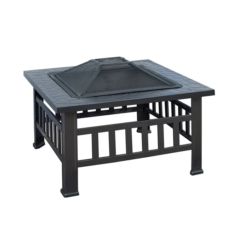 Brasero hierro 81x81x31.5cm Bighouse
