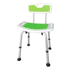 ONEDER - Silla De Ducha Para Baño Portatil Aluminio Altura Ajustable 301DA