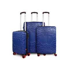 WILSON - Set 3 maletas S+M+L Vermont azul