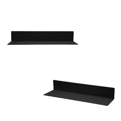 DAY - Repisa 55X15X9 cm Metal Negro