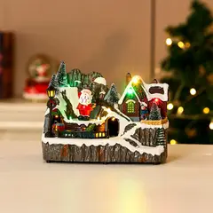 TIOZONEY - Caja de música navideña giratoria