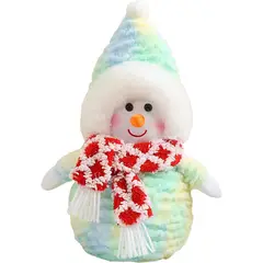 TIOZONEY - Muñeco de peluche muñeco de nieve 35cm