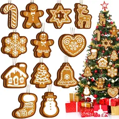 TIOZONEY - 36pcs Juego de adornos de Navidad