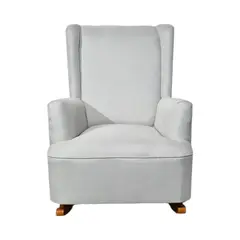 DISEÑOS VALESTRINI - SILLON MECEDOR LINO CRUDO