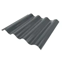 DVP - Polionda Acanalado Negro Mate 07x081x2mts