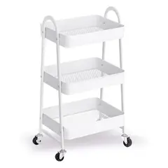 GENERICO - Carro De Almacenaje Triple Para Cocina Dormitorio Y Baño