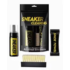 GENERICO - Kit Limpieza Zapatos Y Zapatillas 3 En 1 Espuma Sin Agua