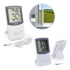 GENERICO - Termómetro Higrómetro Digital Exterior-interior Sonda