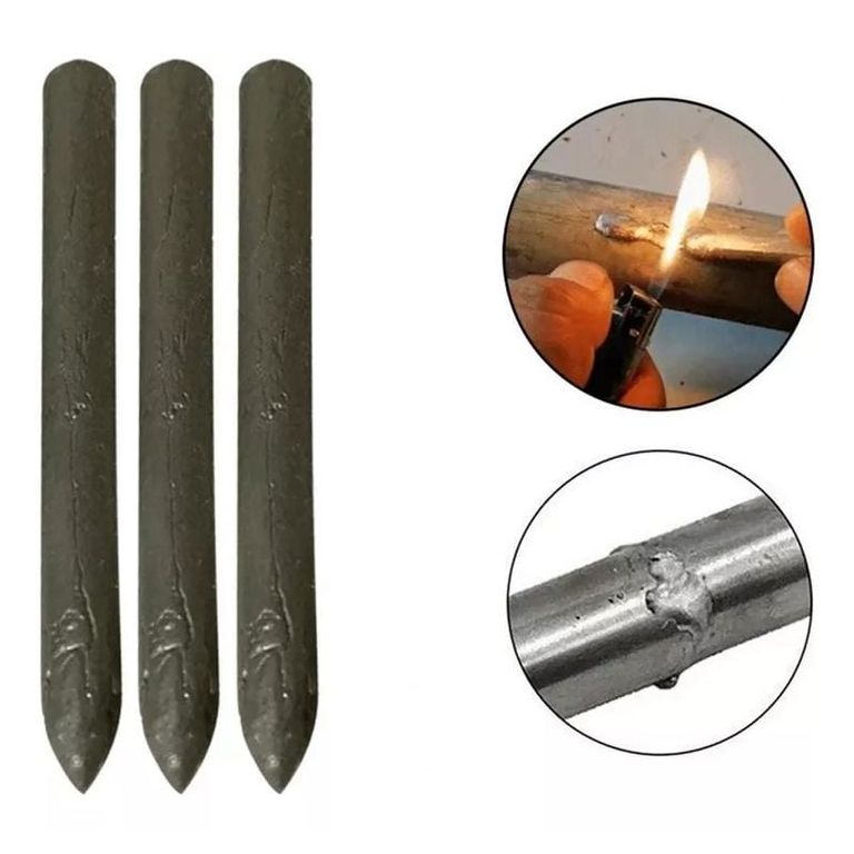 3 Varillas Soldadura Aluminio Baja Temperatura Fusión Fácil