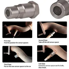 GENERICO - Mini Catalizador Sensor De Oxigeno Apaga Códigos P0420p0430