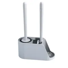 GENERICO - Kit De 2 Cepillo De Limpieza Para Inodoro Con Soporte