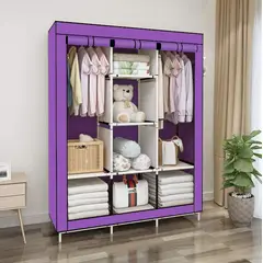 SUPERCENTER - Practico Armario Closet Ropero Armable Grande 170x128x45cm Morado