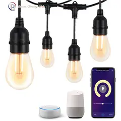 PUREPOWER - Cadena de luces para exteriores - 15 Metros