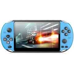 PUREPOWER - Consola retro x12 plus 16GB con 7 pulgadas pantalla- Azul