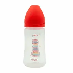 FISHER PRICE - Mamadera Boca Ancha 240 ml 0 meses +