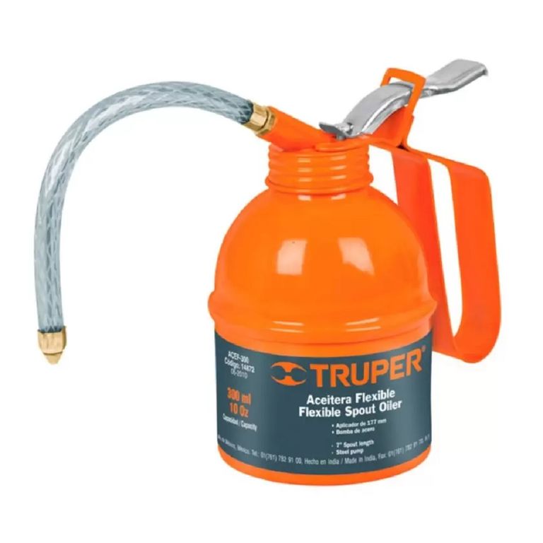 ACEITERA TRUPPER 500ml CON APLICADOR FLEXIBLE.