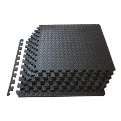 OVERFIT - Piso Goma Eva Alfombra Deportiva Gimansio 12mm 60x60cm x16Un