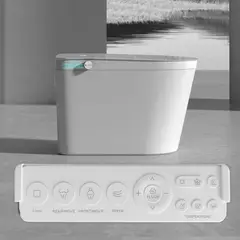JOYTEK - WC Inodoro Inteligente Apertura/Cierre Manual Descarga a Piso 30 cm