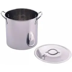 GENERICO - Fondo Olla Acero Inoxidable 12 Litros Cocina + Envío Gratis