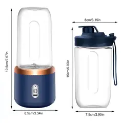 GENERICO - Mini Licuadora Portátil de Vaso Para Batidos 400 Ml