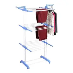 GENERICO - Tendedero Colgador Para Ropa Tamaño XL 6 Alas Con Ruedas