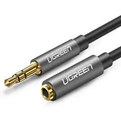UGREEN - Cable Extensión 35mm MH 3M Negro