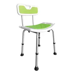 ONEDER - Silla De Ducha Para Baño Altura Ajustable Aluminio 301DA