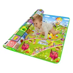 SUPERCENTER - Alfombra Antigolpes Bebes 180x200 Diseño Patio de Recreo