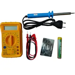 INTROTECH - Kit Cautín con Tester y Accesorios