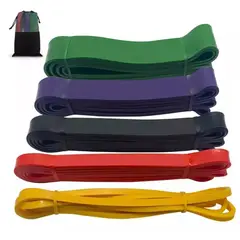 MUNDO MAGIA - Power Bands Bandas Elasticas Resistencia Gym Set De 5 Latex