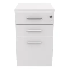 INVAL - Archivador Blanco 3 Cajones Con Llave Ar3x1