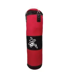 JANNY - Caja Con Saco Box Grande Boxeo 120cmx40kg Con Cuero Pu