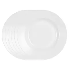 LUMINARC - 24 Platos Hondo 22 cm Vidrio Templado Francés