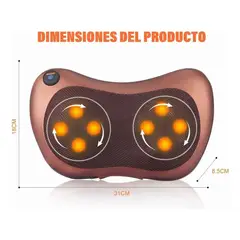 MOVI - Cojin Masajeador para el Auto y Casa relajate en cualquier lugar