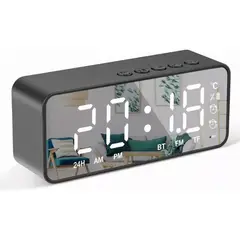 GIOIO - Reloj Despertador Digital Cbocinabluetoothradio Fm Color Negro