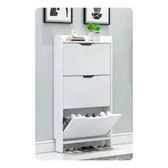 MUNDO MAGIA - Organizador Mueble Zapatero Cajonera Para Zapatos 3 Niveles