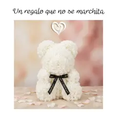 MOVI - Oso Pétalos de Rosa Blanco