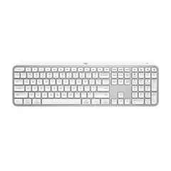 LOGITECH - Teclado Mx Keys Inglés-Blanco