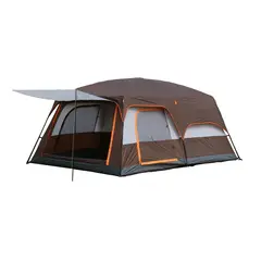 VERCI - Carpa Instant Acampada Amplia Para 8-12 Personas Double Capa