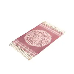 GENERICO - Alfombra de Lino 60x90 cm para Bajada de Cama V1