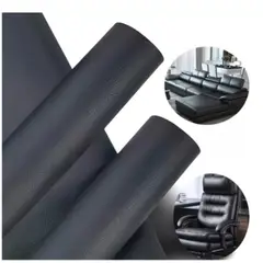 ATLAS - Parche Reparación Autoadhesivo Cuero Negro
