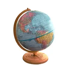 GENERICO - GLOBO TERRÁQUEO 30 CMS AZUL ROSA VIENTOS